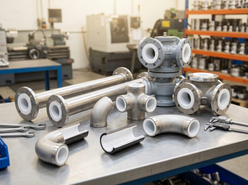 Ống & Phụ Kiện Lót PTFE chất lượng cao chống ăn mòn hóa chất