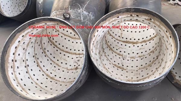 Sứ tấm chịu mài mòn (có lỗ bắt bu lông cố định)