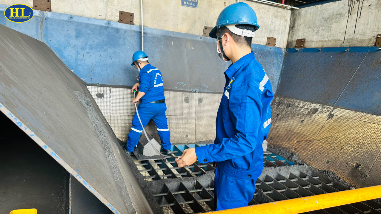 Phủ ceramic chống mài mòn cho hopper