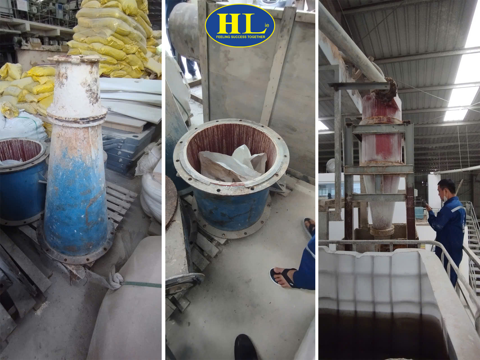 Giải Pháp Lót Cao Su Cyclone Phân Ly Quặng Khoáng Sản (Cyclone Rubber Lining) Chống Mài Mòn Toàn Diện