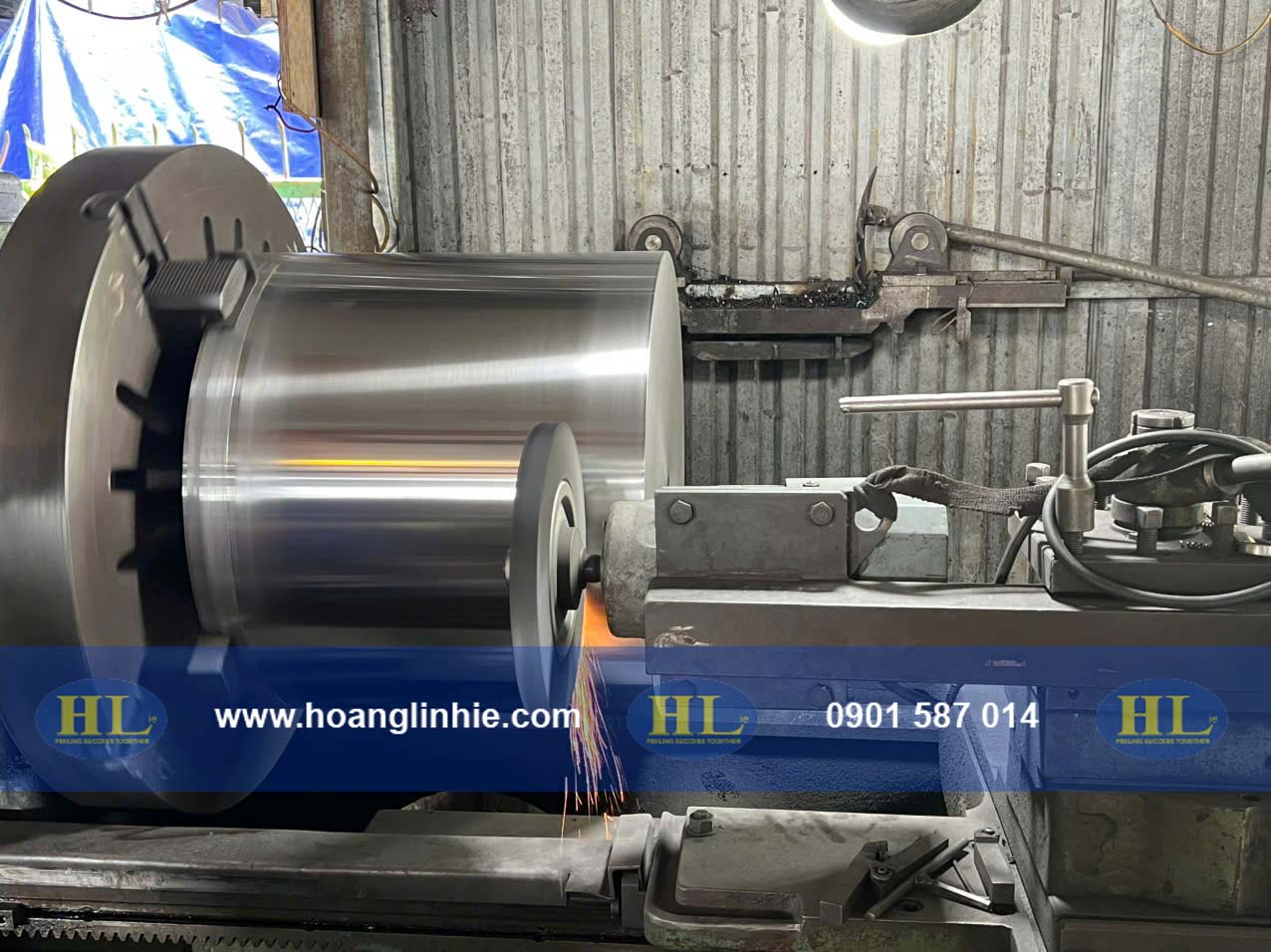   Sản xuất trục giả gối tại Hoàng Linh ie 