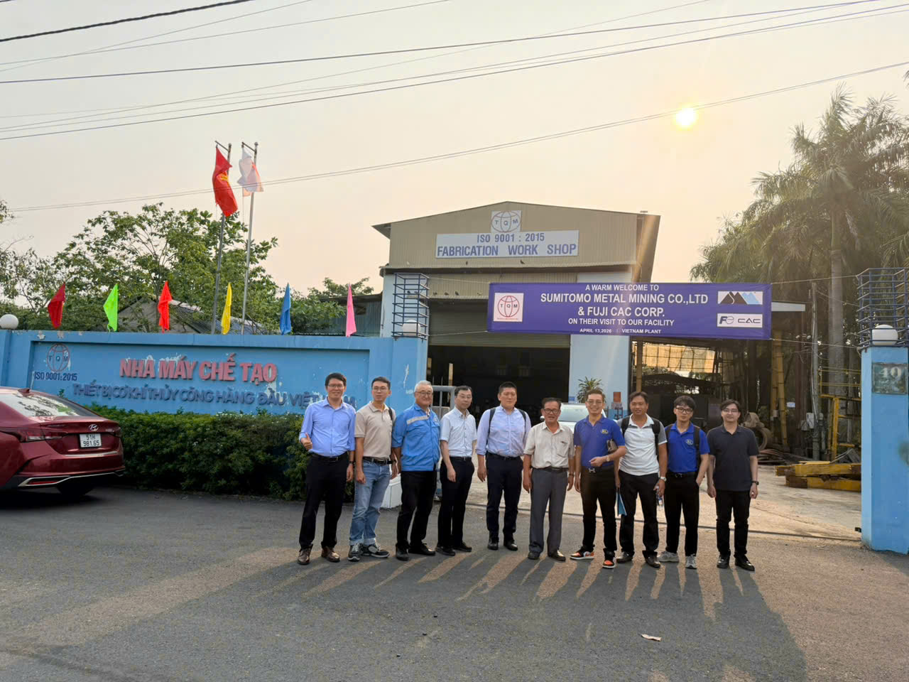 HoangLinhie đồng hành cùng Công ty TNHH Cơ Khí XD TM Trí Quốc trong sự kiện đón tiếp đoàn đại biểu từ các đối tác chiến lược: Fuji CAC Corp. và Sumitomo 
